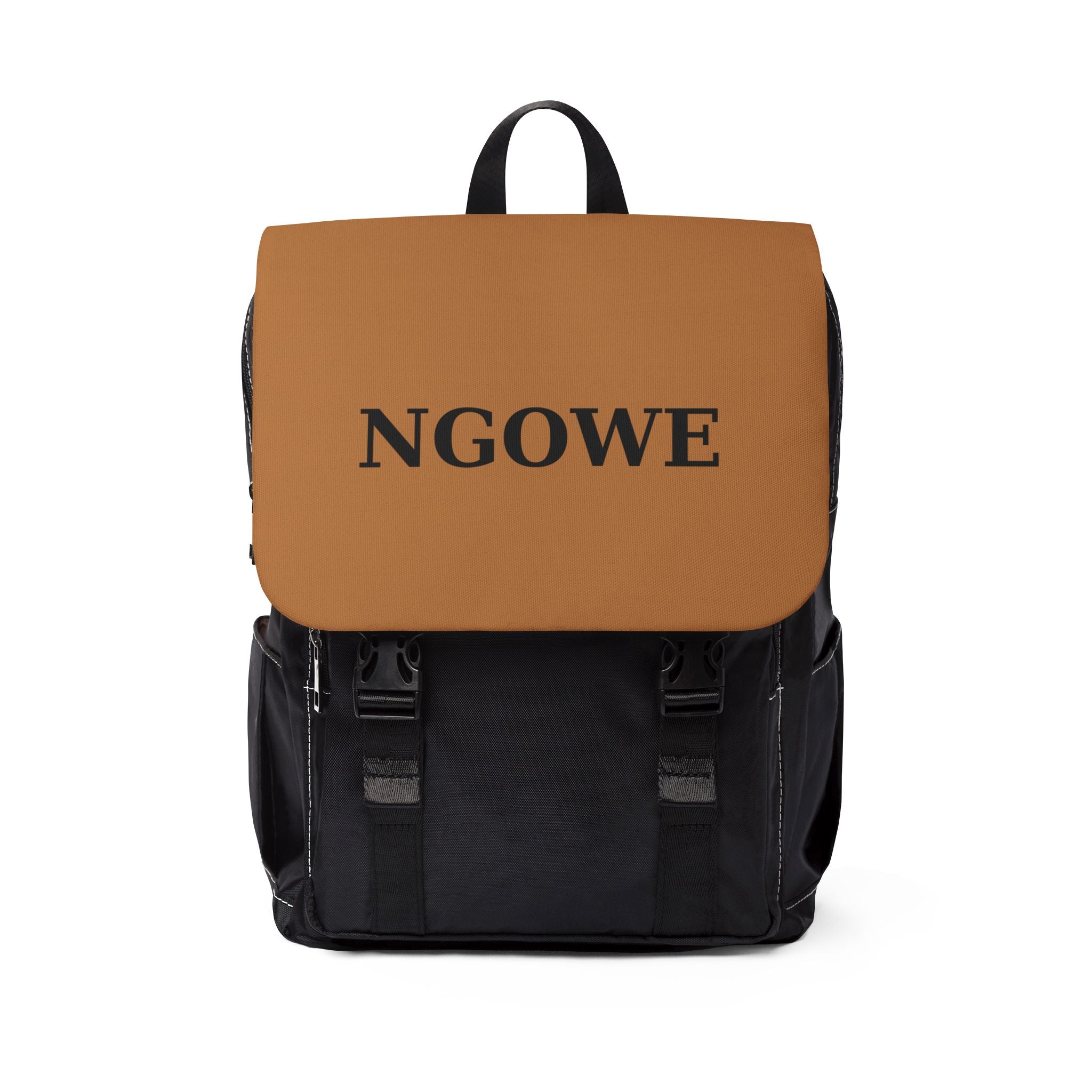 NGOWE Casual Unisex Shoulder Backpack with Custom Text - Perfect for Everyday Adventures