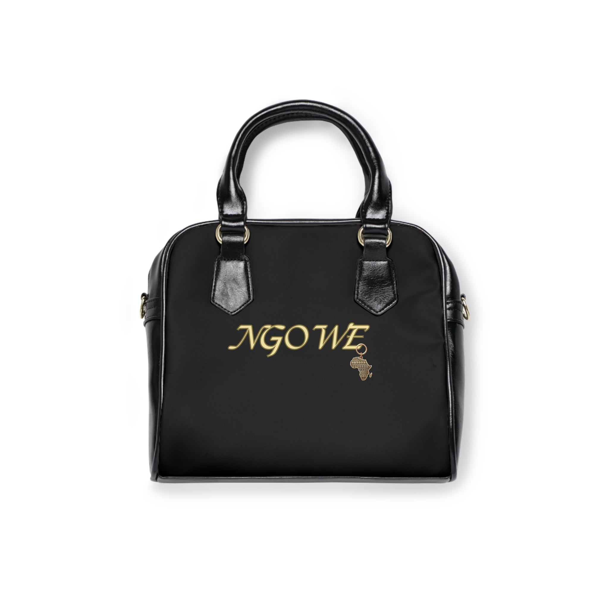 NGOWE Elegant NGOWE Shoulder Handbag - Stylish Black Tote for Everyday Use