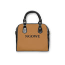 NGOWE Trendy Shoulder Handbag with Gold Embroidery - Chic Everyday Tote for Style Lovers