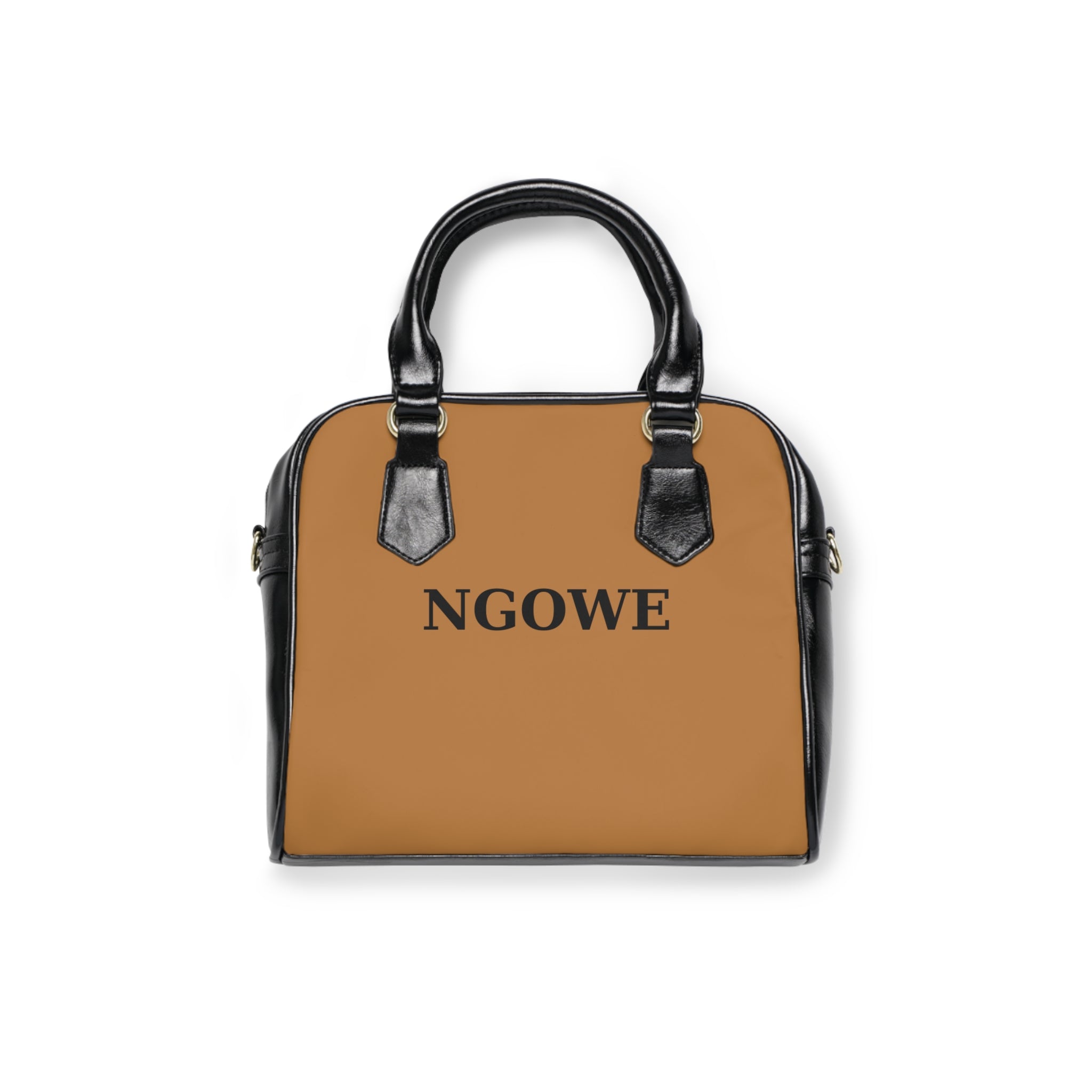 NGOWE Trendy Shoulder Handbag with Gold Embroidery - Chic Everyday Tote for Style Lovers