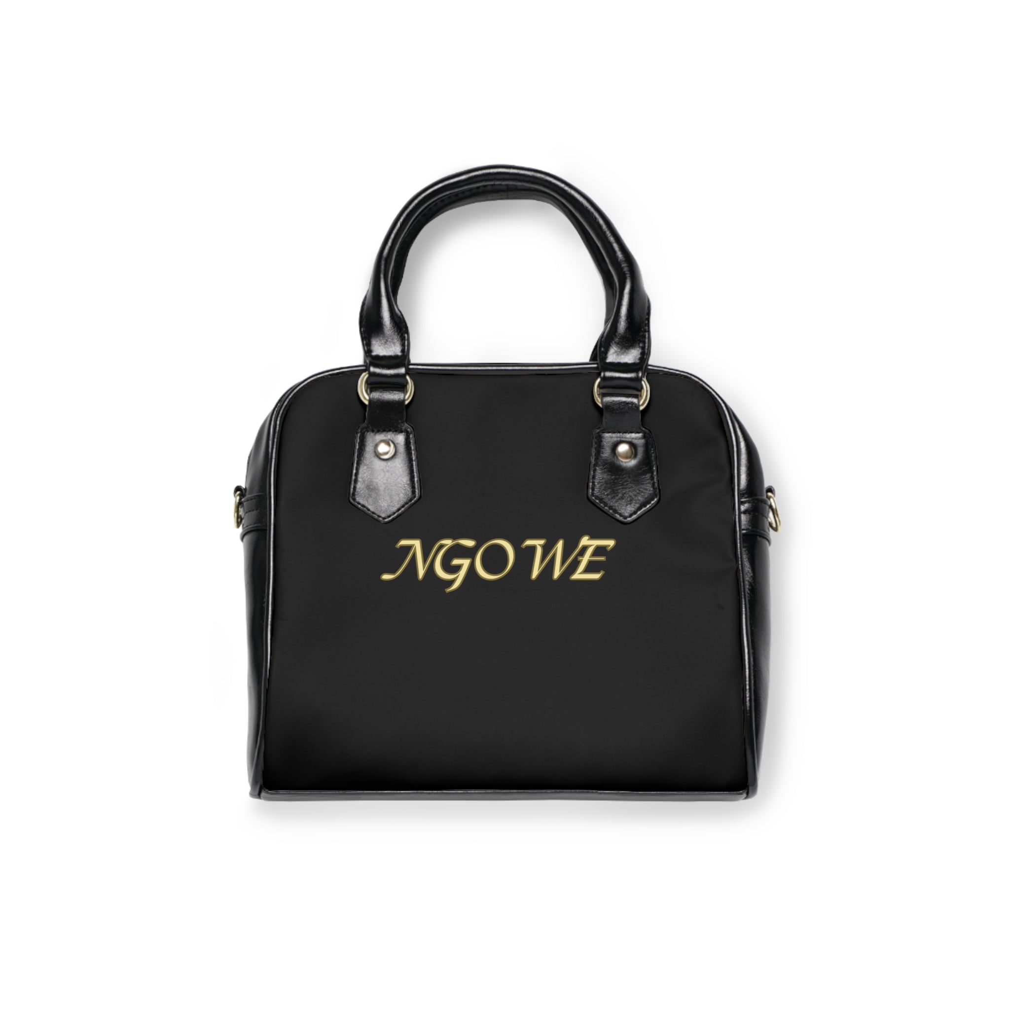 NGOWE Elegant NGOWE Shoulder Handbag - Stylish Black Tote for Everyday Use