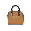 NGOWE Trendy Shoulder Handbag with Gold Embroidery - Chic Everyday Tote for Style Lovers